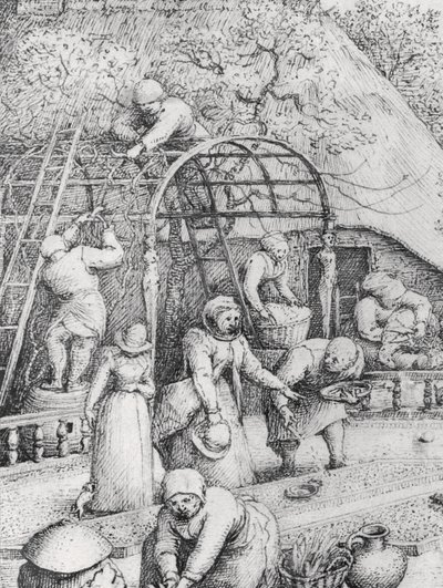 Detail jara od Pieter Bruegel the Elder