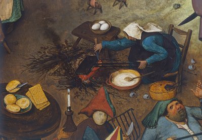 Boj mezi masopustem a půstem od Pieter Bruegel the Elder