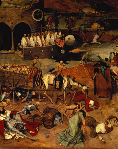 Triumf smrti, asi 1562 (deska) (detail 457, levá spodní část, viz také 69068-71) od Pieter the Elder Bruegel