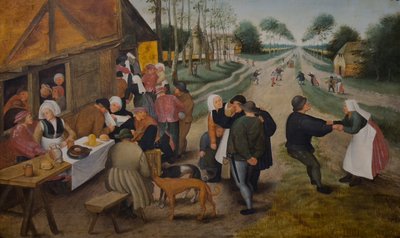 Vlámský kermesse, druhá polovina 16. století (olej na dřevě) od Pieter the Younger (studio of) Brueghel