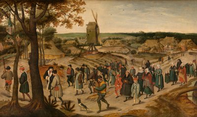 Svatební průvod od Pieter the Younger Brueghel