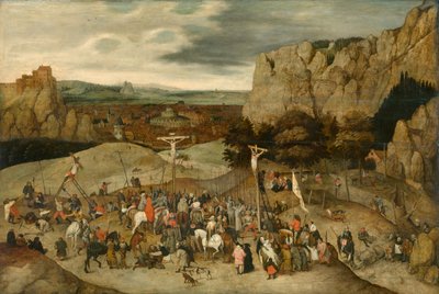 Kalvárie (olej) od Pieter the Younger Brueghel
