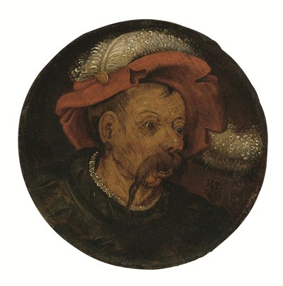 Hlava landsknechta (olej na panelu) od Pieter the Younger Brueghel