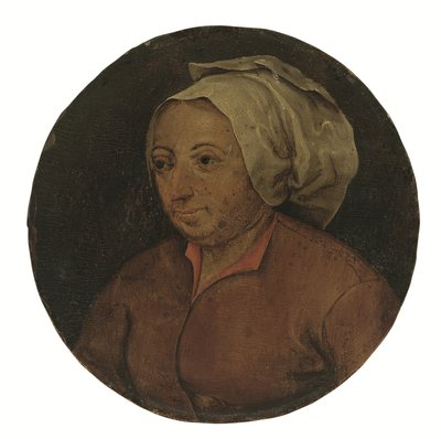 Hlava ženy (olej na panelu) od Pieter the Younger Brueghel