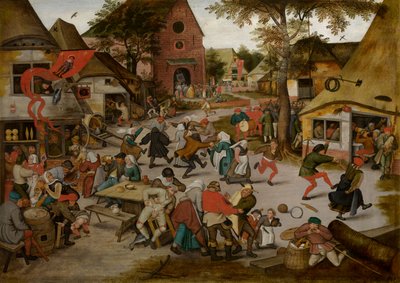 Kermesse svátku svatého Jiří (olej na desce) od Pieter the Younger Brueghel