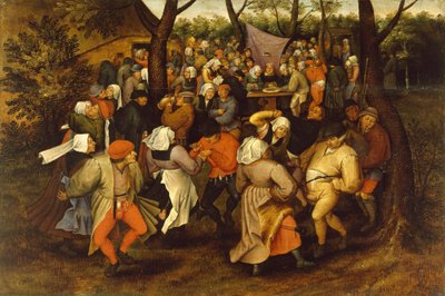 Selský svatební tanec, 1607 od Pieter Brueghel the Younger