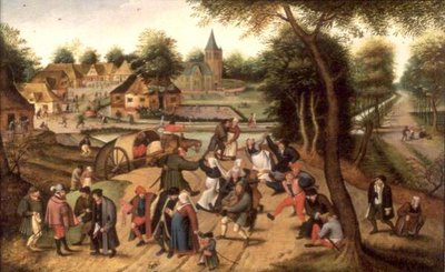 Návrat z Kermesse (panel) od Pieter the Younger Brueghel