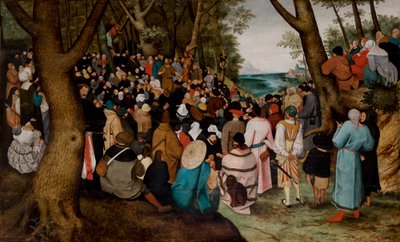 Kázání svatého Jana Křtitele od Pieter the Younger Brueghel