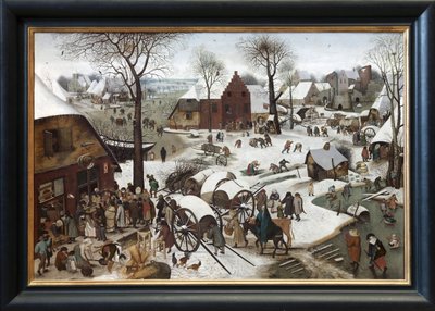 Sčítání lidu v Betlémě od Pieter Brueghel the Younger