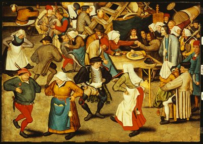 Vnitřní svatební tanec od Pieter Brueghel the Younger