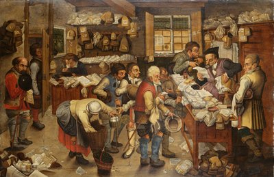 Platba desátku, 1619 od Pieter Brueghel the Younger