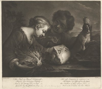 Služka ve venkovském štěstí od Pieter van Bleeck