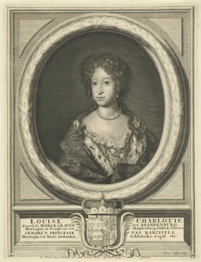 Ludvika Karalina Radzivił. Ludvika Karalina Radziwił (1688-1711) od Pieter van Gunst