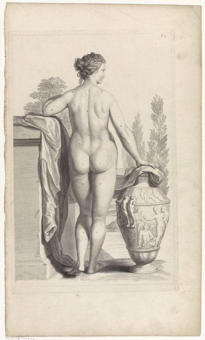 Studie ženského aktu od Pieter van Gunst