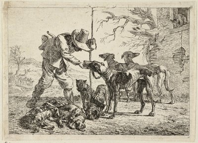 Lovec se sedmi psy od Pieter van Laer