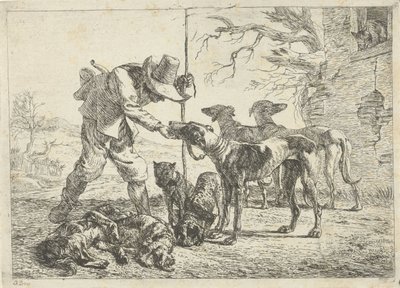 Lovec se sedmi psy od Pieter van Laer