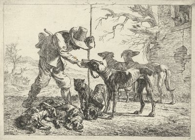 Lovec se sedmi psy od Pieter van Laer