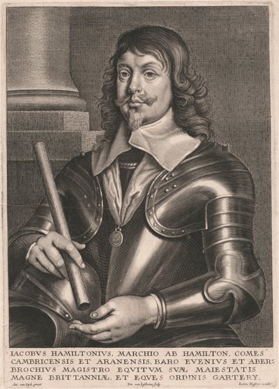 James Hamilton, markýz AB Hamilton, hrabě z Cambridge a Aran od Pieter van Lisebetten