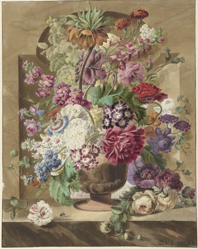 aranžování květin od Pieter van Loo