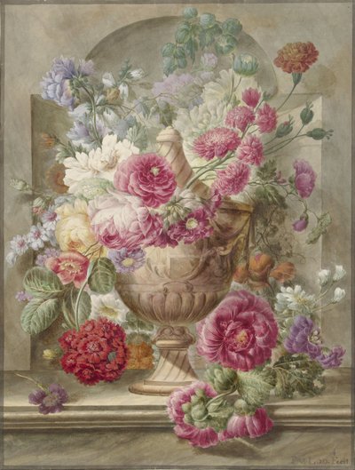 Váza s květinami od Pieter van Loo
