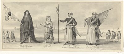 Průvod komory rétorů z Haarlemu při oslavě obléhání Haarlemu, kolem roku 1660 od Pieter van Looy (signed by artist)