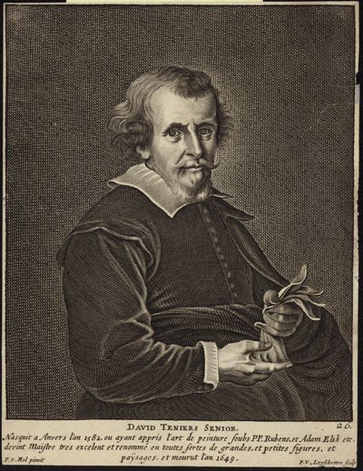 Portrét Davida Tenierse staršího od Pieter van Mol