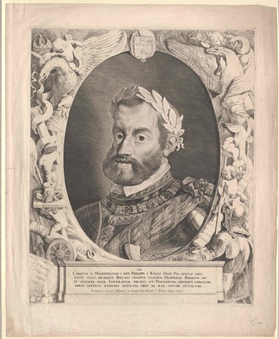 Císař Svaté říše římské Karel V. (tisk) od Pieter van Sompel