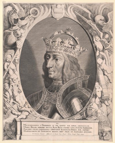 Císař Svaté říše římské Maxmilián I. (tisk) od Pieter van Sompel
