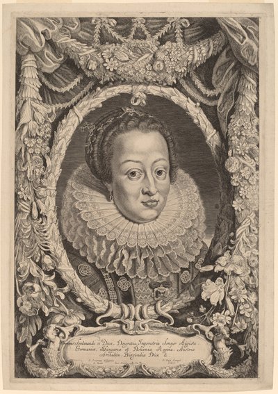 Eleanora, manželka Ferdinanda II od Pieter van Sompel after Pieter Claesz Soutman