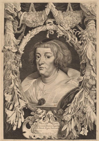 Marie de Medici od Pieter van Sompel and Pieter Claesz Soutman after Sir Anthony