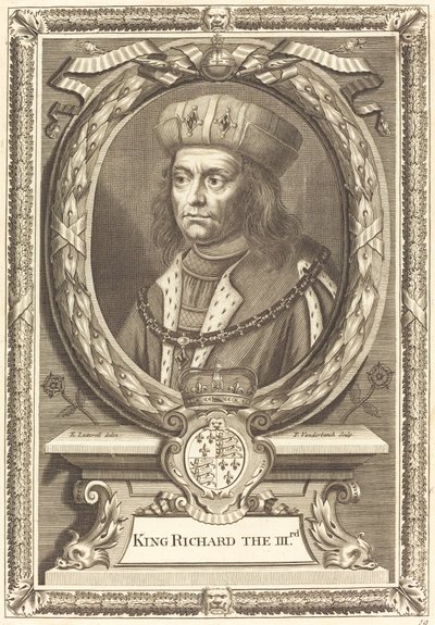 Král Richard III od Pieter van der Banck after Edward Lutterell