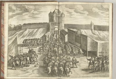Vstup arcivévody Ernsta do městské brány v Bruselu, 1594 od Pieter van der Borcht (I) (attributed to)