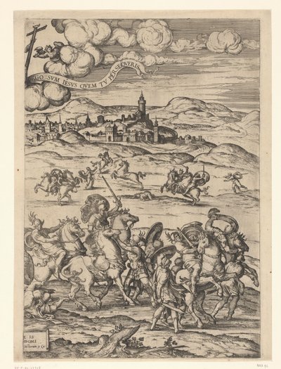 Obrácení Pavla od Pieter van der Borcht (I)