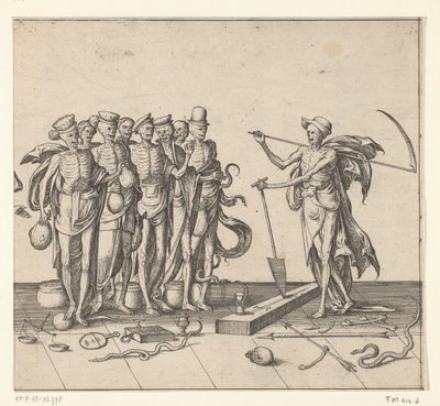 Průvod mrtvých od Pieter van der Borcht (I)