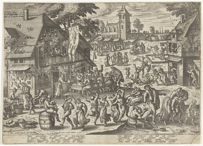Svátek cechu svatého Šebestiána od Pieter van der Borcht (I)