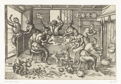 hubená kuchyně Monkey game (název série) od Pieter van der Borcht (I)