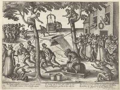 Tobbespel Apenspel (název série) od Pieter van der Borcht (I)