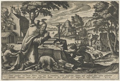 Pokušení svatého Antonína od Pieter van der Borcht (I)