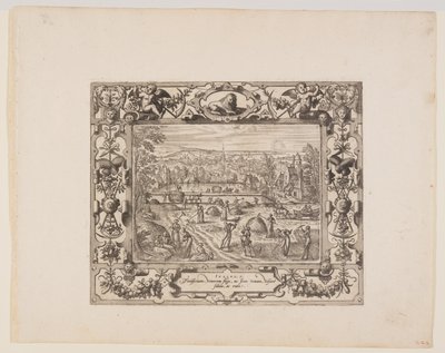 Červenec, z knihy Dvanáct měsíců od Pieter van der Borcht