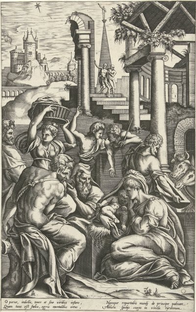Klanění pastýřů od Pieter van der Heyden