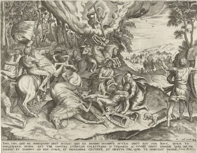 Obrácení Pavla od Pieter van der Heyden