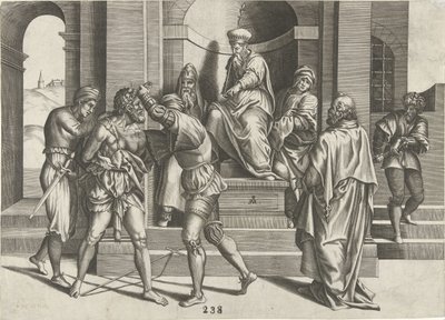 Uvěznění Jana Křtitele od Pieter van der Heyden