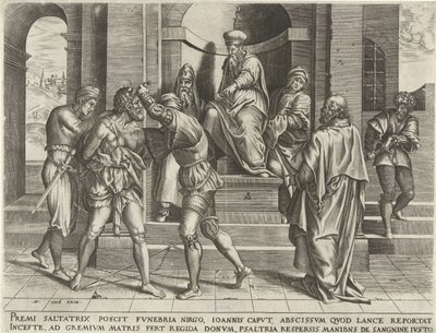 Uvěznění Jana Křtitele od Pieter van der Heyden