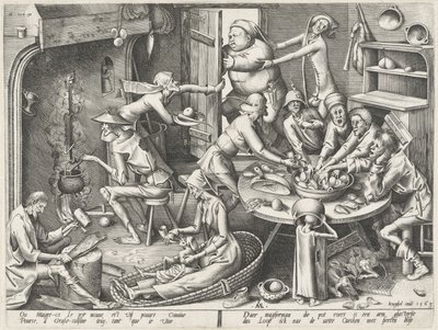 hubená kuchyně Štíhlá kuchyně a mastná kuchyně (název série) od Pieter van der Heyden