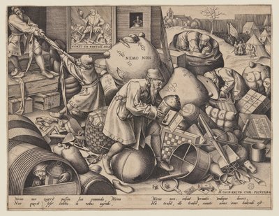 "Nemo Non" (Každý člověk hledá svůj vlastní prospěch) od Pieter van der Heyden
