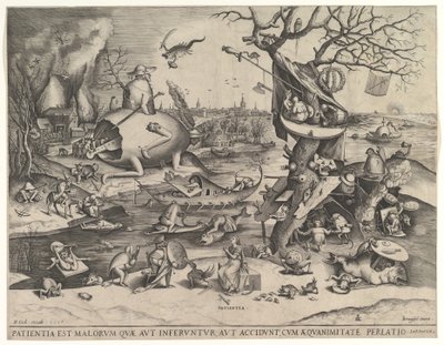 Patience Patientia, 1557. od Pieter van der Heyden