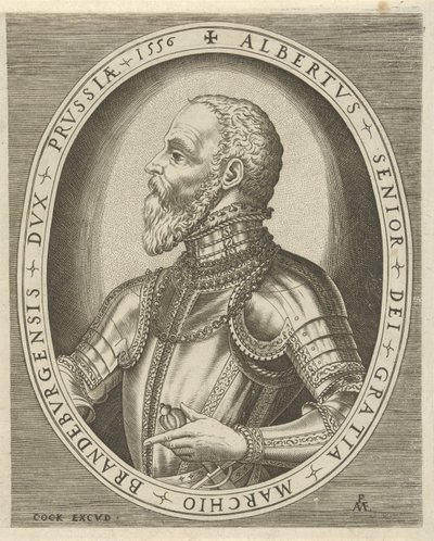 Portrét Albrechta Friedricha, markraběte Braniborského Portréty panovníků (název série) od Pieter van der Heyden