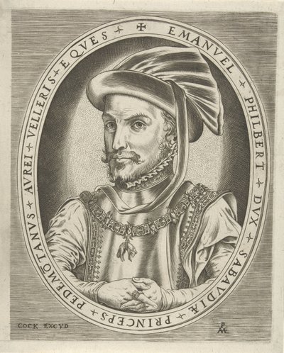 Portrét Emanuela Philiberta, vévody Savojského Portréty panovníků (název série) od Pieter van der Heyden
