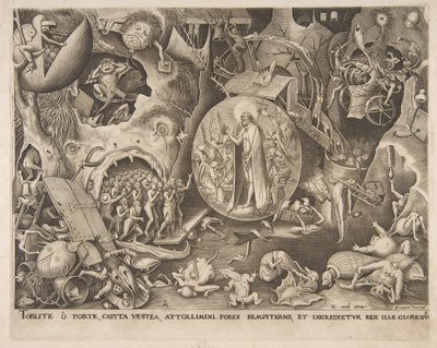 Sestup Krista do limbu, 1551. od Pieter van der Heyden