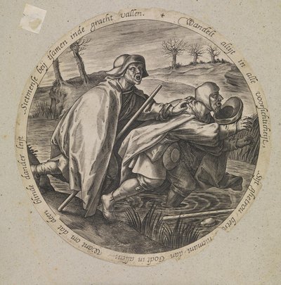 Slepý vede slepého od Pieter van der Heyden
